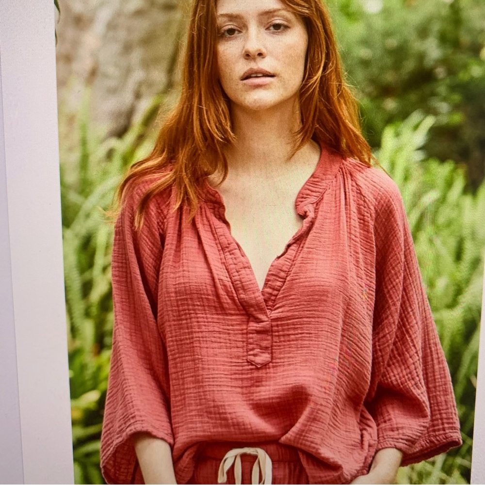 9Seed Marrakesh Blouse Top Gauze Cotton